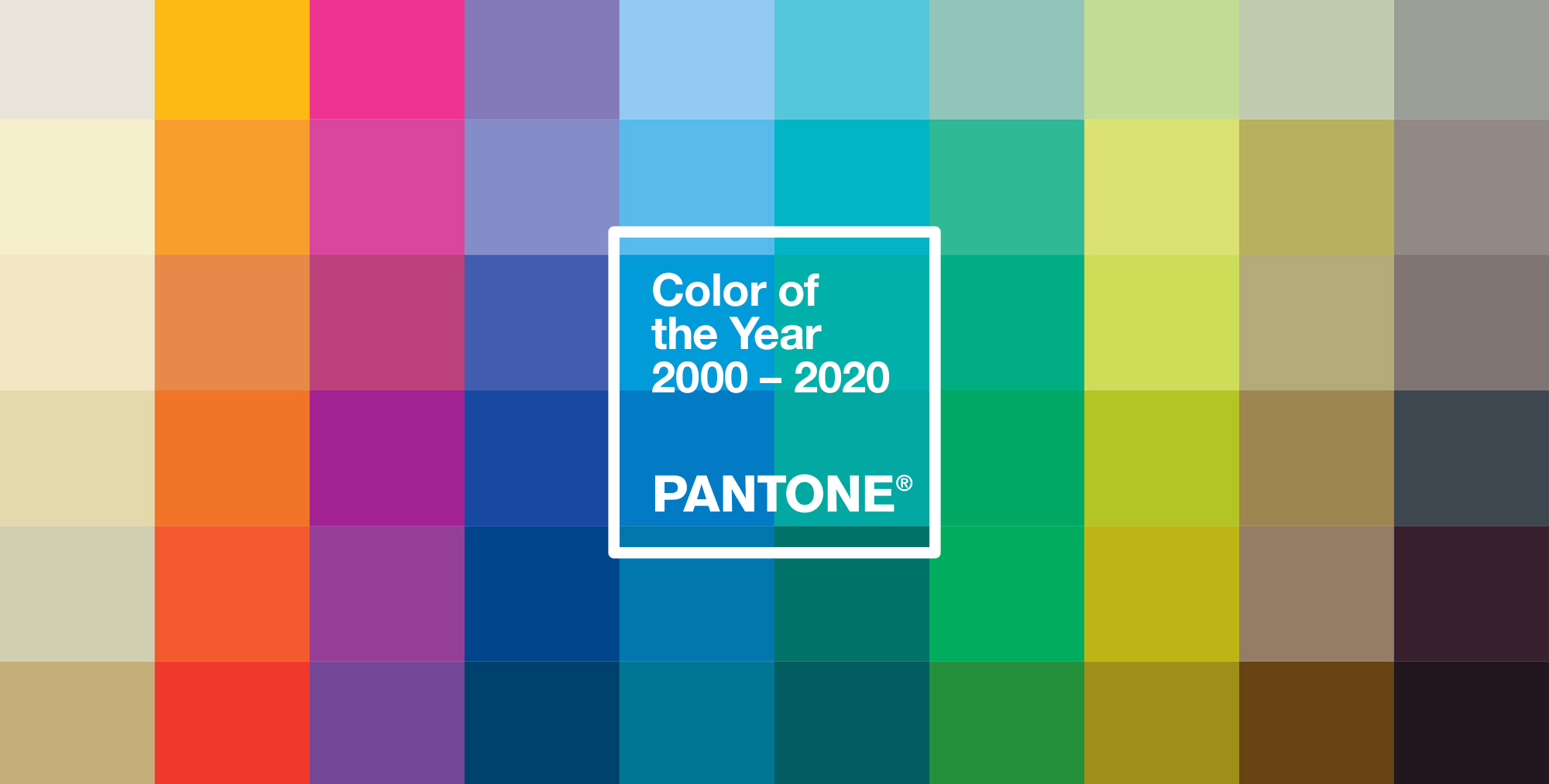 Dal 2000 al 2020, tutti i Pantone dell’anno - Cover