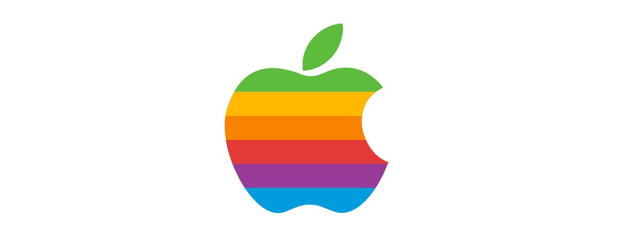 Apple annuncia il nuovo iMac a colori - logo arcobaleno